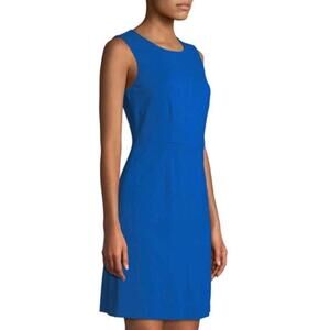 KASPER Black Label by Dress Lined Womens Blue Sleeveless Sheath
